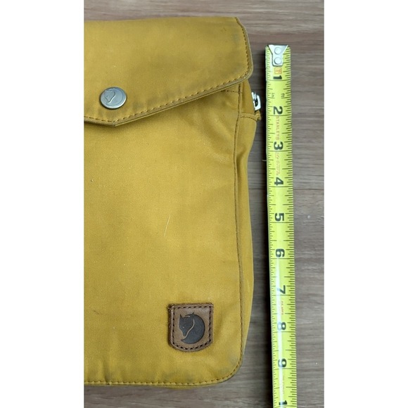 Fjallraven Greenland G-1000 Crossbody  Hiking Travel Bag 6.5"x9" Yellow Oxide - Picture 4 of 9